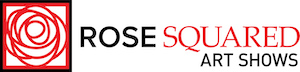 Logo for Rose Squared Art Show Anderson Park 2024