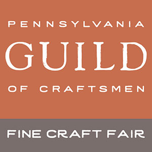 Logo for Pennsylvania Guild of Craftsmen Summer Fine Craft Fair Foundry 48 Lititz PA - 2024