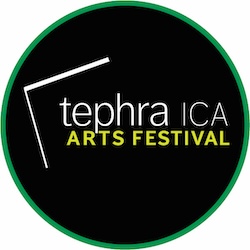 Logo for Tephra ICA Arts Festival 2024 (formerly titled the Northern Virginia Fine Arts Festival)