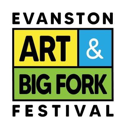 Logo for Evanston Art and Big Fork Festival 2024 Late Application