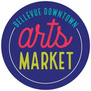 Logo for Bellevue Downtown Arts Market 2024