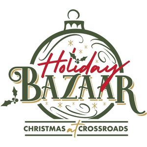 Logo for Holiday Bazaar 2024 at Russell Crossroads