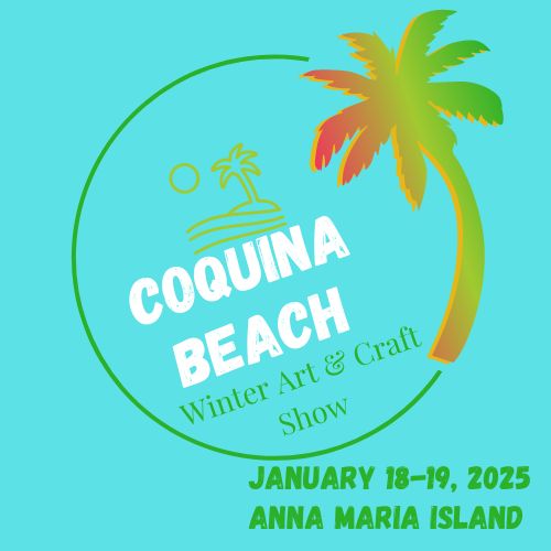 Logo for Coquina Beach Winter Art & Craft Show - January 18-19, 2025