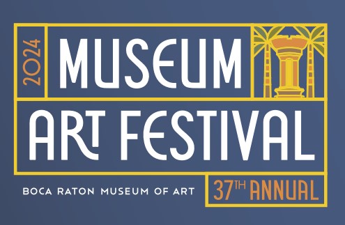Logo for Boca Raton Museum Art Festival 2024
