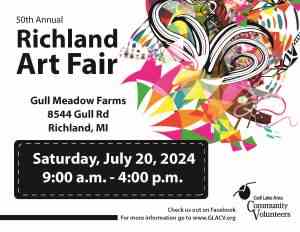 Logo for Richland Art Fair 2024