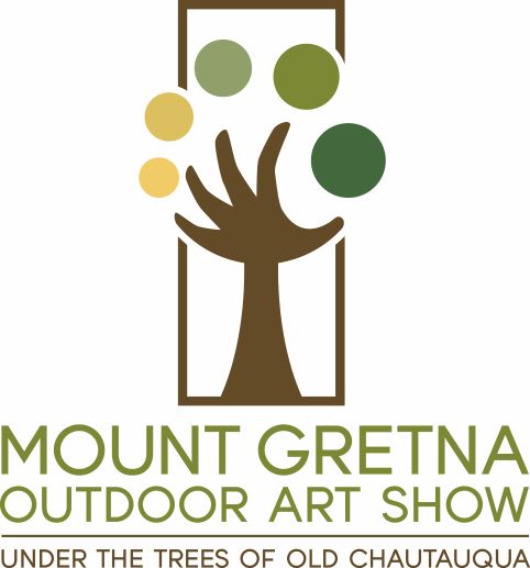 Logo for Mt. Gretna Outdoor Art Show at Mount Gretna, Pennsylvania Chautauqua 2024