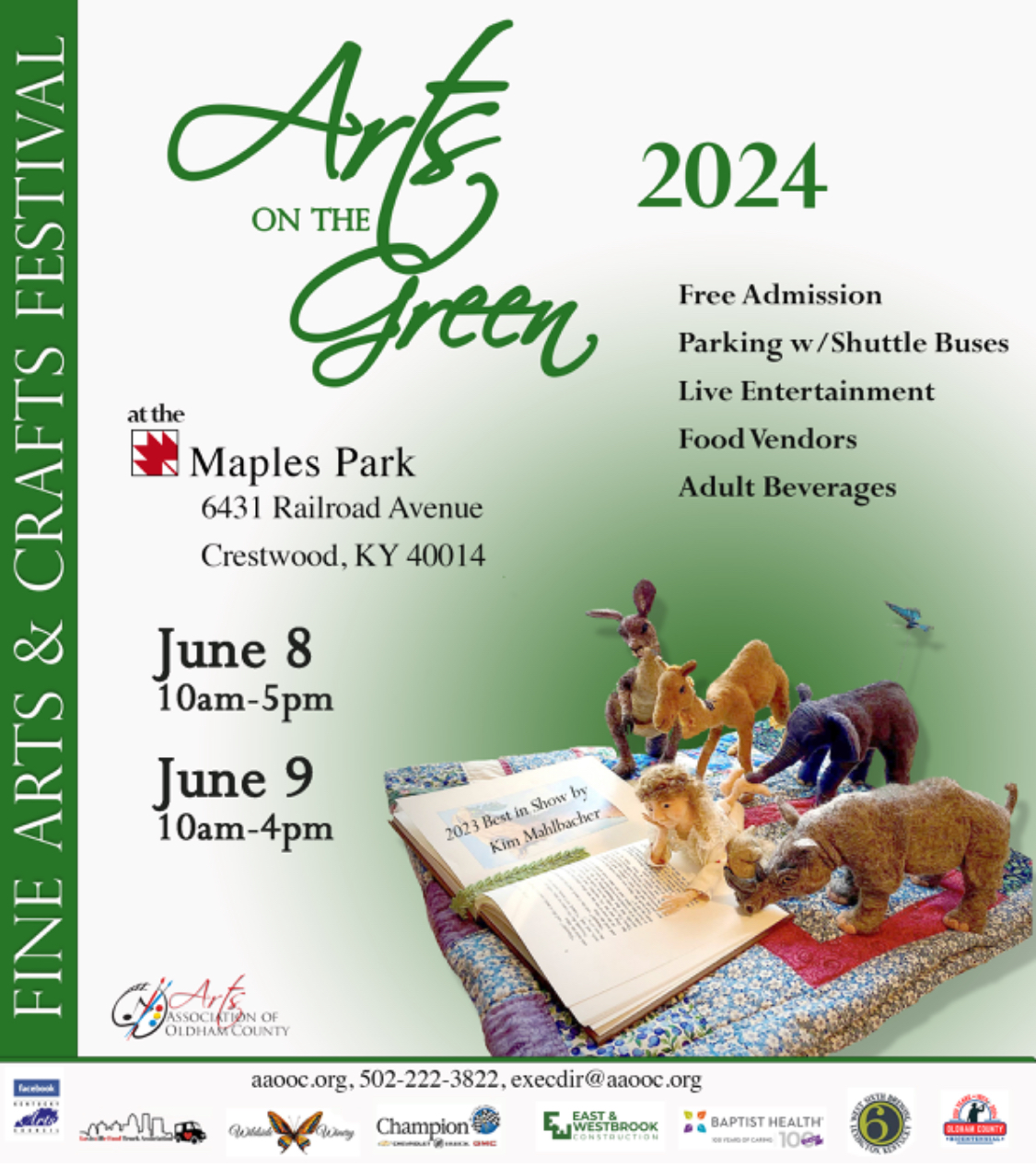 ZAPP Event Information Arts on the Green at the Maples Park 2024