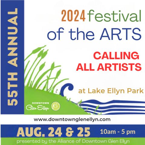 Logo for Glen Ellyn Festival of the Arts 2024