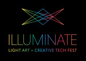 Logo for ILLUMINATE Light Art + Creative Tech Fest 2024