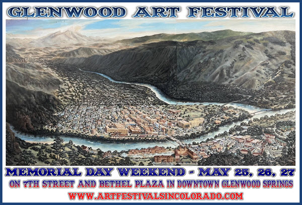 Logo for Glenwood Art Festival 2024