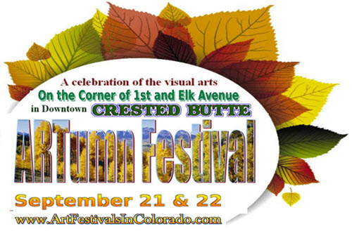 Logo for ARTumn Festival in Crested Butte 2024
