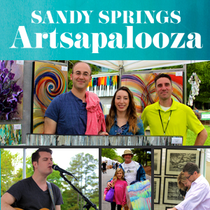 Logo for Sandy Springs Artsapalooza Spring:(14th Annual) 2025, Sandy Springs, Ga