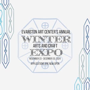 Logo for Evanston Art Center Winter Arts & Crafts Expo 2024