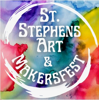 Logo for St. Stephen's Art Show & MakersFest 2025