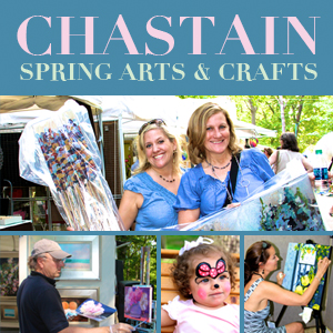 Logo for Chastain Park Spring Arts & Crafts Festival:(17th Annual) 2025, Chastain Park, Atlanta, GA