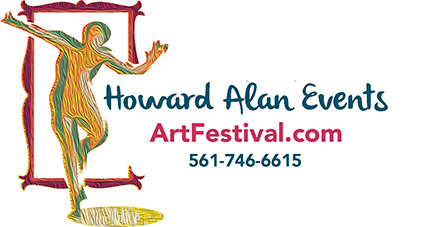 Logo for Downtown West Palm Beach Art Festival 14th Annual (CityPlace) November 2024 Howard Alan Events