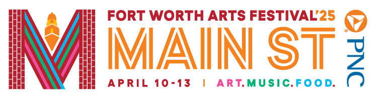 Logo for MAIN ST. Fort Worth Arts Festival 2025