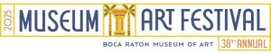 Logo for Boca Raton Museum Art Festival 2025