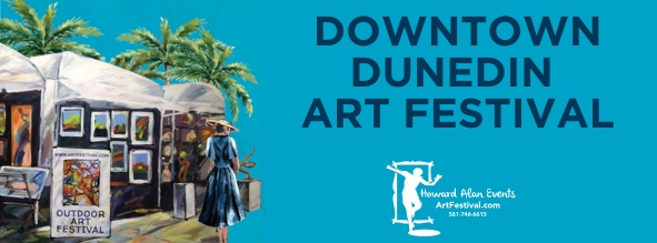 Logo for Downtown Dunedin Art Festival: January 2025 28th Annual (Tampa Bay Area, FL) Howard Alan Events