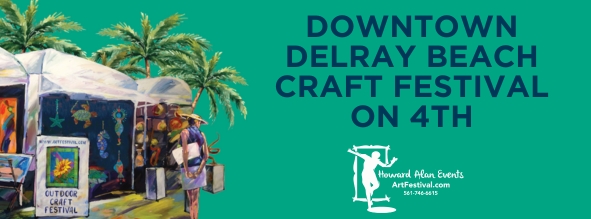 Logo for Downtown Delray Beach Craft Festival on 4th: February 2025 5th Annual American Craft Endeavors