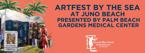 Logo for ArtFest by the Sea in Juno Beach, FL: March 2025 Howard Alan Events