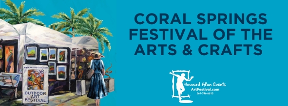 Logo for Coral Springs Festival of the Arts 23rd (Coral Springs, FL) March 2025 Howard Alan