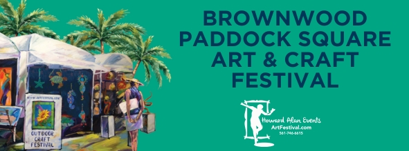 Logo for Brownwood Paddock Square Craft Festival (The Villages® community) April 2025, 28th Annual ACE