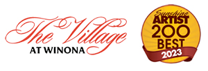 Logo for The Village at Winona Art Fair 2025