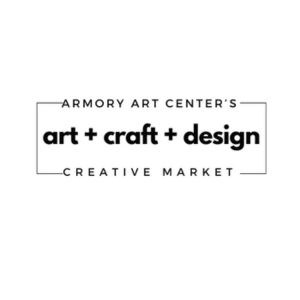 Logo for Armory Art Center's Art + Craft + Design Creative Market 2024