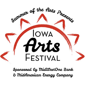 Logo for Iowa Arts Festival 2025