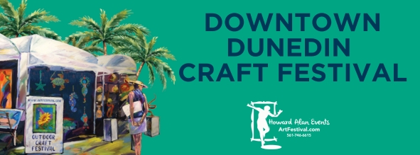 Logo for Downtown Dunedin Craft Festival: April 2025 (32nd Annual) American Craft Endeavors 