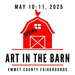 Logo for Art in the Barn – Petoskey Spring May 10-11, 2025