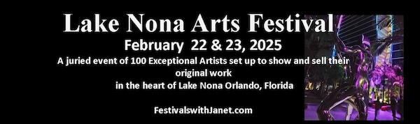 Logo for Lake Nona Art Festival 2025