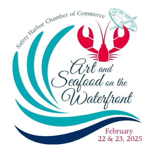 Logo for Art & Seafood on the Waterfront 2025