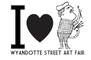 Logo for Wyandotte Street Art Fair 2025