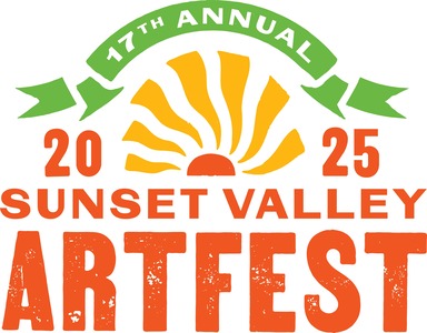 Logo for Sunset Valley ARTFEST 2025 - 17th Annual