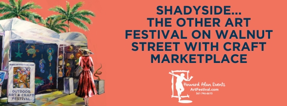 Logo for Shadyside...the other Art Fest on Walnut St w/ Craft Marketplace 4th Annual April 2025 Pittsburgh PA