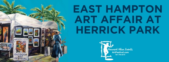 Logo for East Hampton Art Affair at Herrick Park 3rd Annual June 2025 East Hampton, NY Howard Alan Events