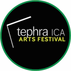 Logo for Tephra ICA Arts Festival 2025