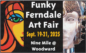 Logo for Funky Ferndale Art Fair 2025