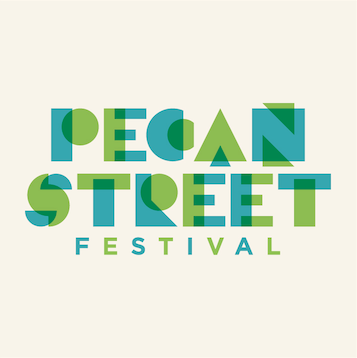 Logo for 50th Annual Pecan Street Festival: SPRING 2025