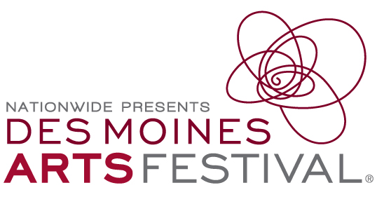 Logo for Des Moines Arts Festival 2025