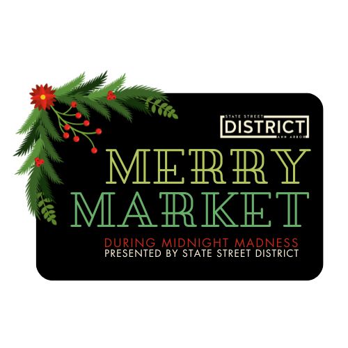 Logo for Ann Arbor Merry Market 2024