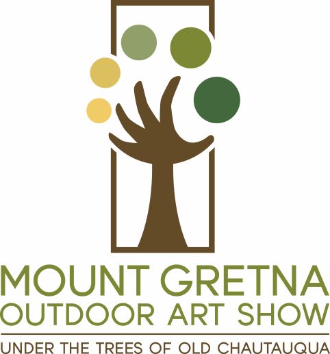 Logo for Mt. Gretna Outdoor Art Show at Mount Gretna, Pennsylvania Chautauqua 2025