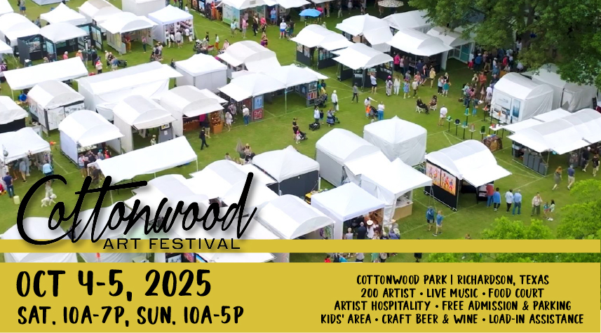 Logo for Cottonwood Art Festival Fall 2025