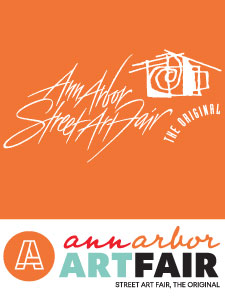 Logo for Ann Arbor Street Art Fair, The Original 2025