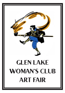 Logo for Glen Lake Woman's Club Art Fair 2025