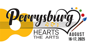 Logo for Perrysburg Hearts the Arts 2025