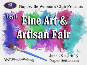 Logo for Naperville Woman's Club Fine Art & Artisan Fair 2025