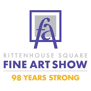 Logo for Rittenhouse Square Fine Art Show - 98th Annual, June 2025